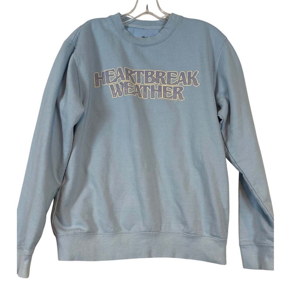 Niall Horan Heartbreak Weather Tour Sweatshirt •M• Light Blue Crewneck Merch 1D
